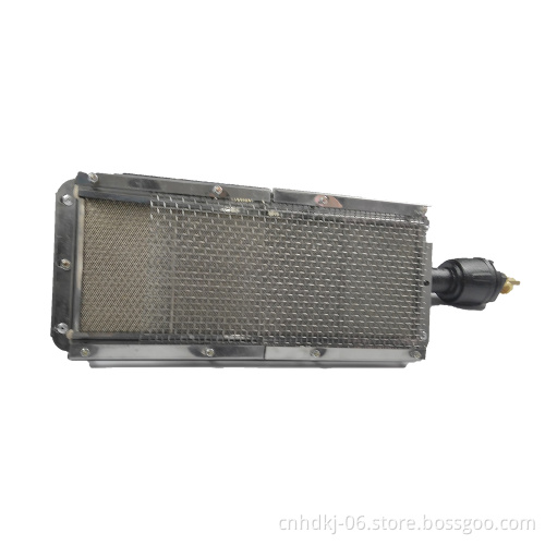 Ceramic heater infrared gas burners for drying oven and dryer machine
